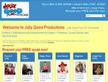 Tablet Screenshot of jollygoodfun.co.uk